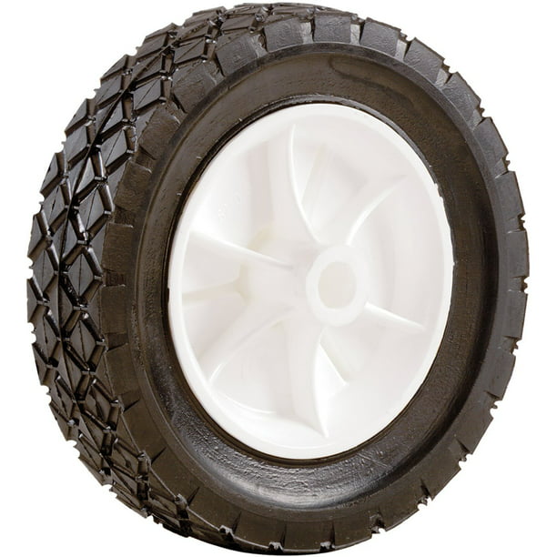 Ironton 8in Solid Rubber Spoked Poly Wheel